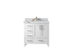 Malibu 36 in. W x 22 in. D with Center Sink Bathroom Vanity - photo 15