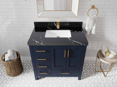 Malibu 36 in. W x 22 in. D with Center Sink Bathroom Vanity - photo 8
