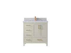 Malibu 36 in. W x 22 in. D with Center Sink Bathroom Vanity - photo 31