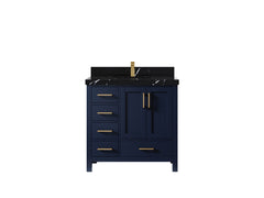 Malibu 36 in. W x 22 in. D with Center Sink Bathroom Vanity - photo 9