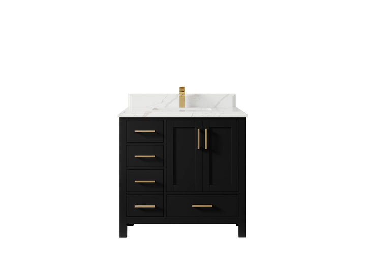 Malibu 36 in. W x 22 in. D Bathroom Vanity Center Sink 2 - photo 23