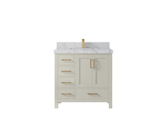 Malibu 36 in. W x 22 in. D with Center Sink Bathroom Vanity - photo 41