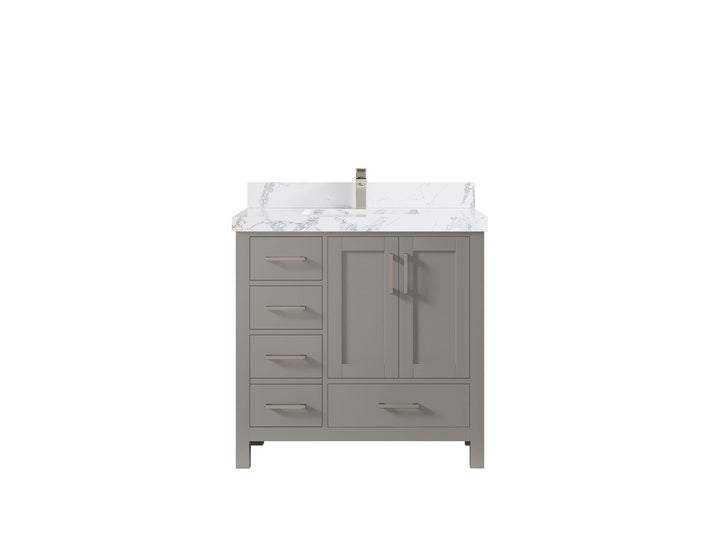 Malibu 36 in. W x 22 in. D Bathroom Vanity Center Sink 2 - photo 21