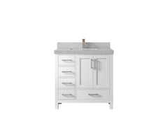 Malibu 36 in. W x 22 in. D with Center Sink Bathroom Vanity - photo 33