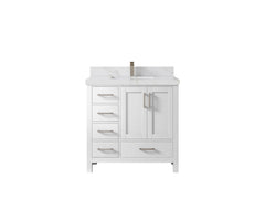 Malibu 36 in. W x 22 in. D with Center Sink Bathroom Vanity - photo 21