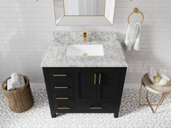 Malibu 36 in. W x 22 in. D with Center Sink Bathroom Vanity - photo 44