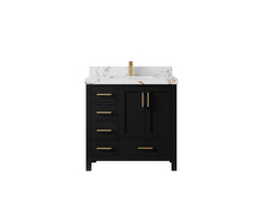 Malibu 36 in. W x 22 in. D with Center Sink Bathroom Vanity - photo 35