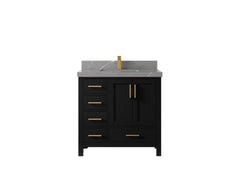 Malibu 36 in. W x 22 in. D with Center Sink Bathroom Vanity - photo 33