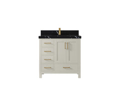 Malibu 36 in. W x 22 in. D with Center Sink Bathroom Vanity - photo 9