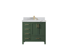 Malibu 36 in. W x 22 in. D with Center Sink Bathroom Vanity - photo 15