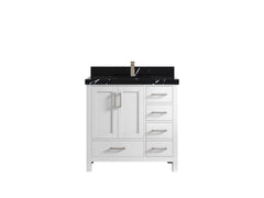 Malibu 36 in. W x 22 in. D Bathroom Vanity Center Sink - photo 9