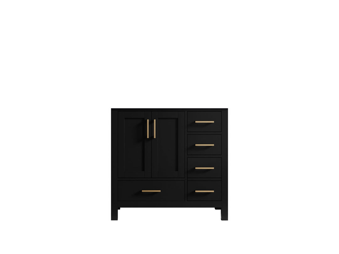 Malibu 36 in. W x 22 in. D Bathroom Vanity Center Sink - Willow Bath and Vanity