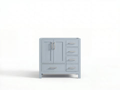 Malibu 36 in. W x 22 in. D Bathroom Vanity Center Sink - photo 3