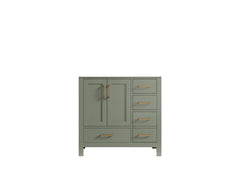 Malibu 36 in. W x 22 in. D Bathroom Vanity Center Sink - photo 6