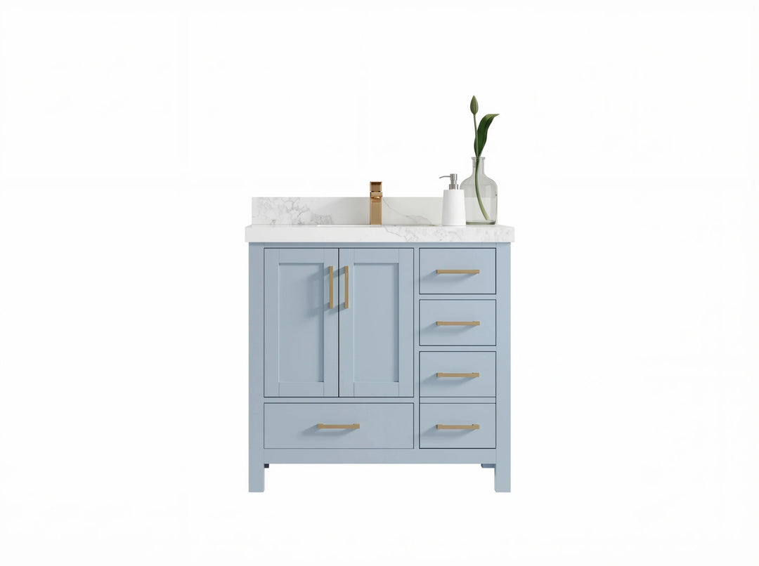 Blue Bathroom Vanity - photo 6