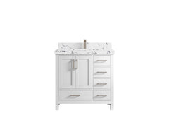 Malibu 36 in. W x 22 in. D Bathroom Vanity Center Sink - photo 41