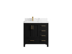 Malibu 36 in. W x 22 in. D Bathroom Vanity Center Sink - photo 41