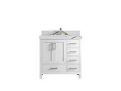 Malibu 36 in. W x 22 in. D Bathroom Vanity Center Sink - photo 15