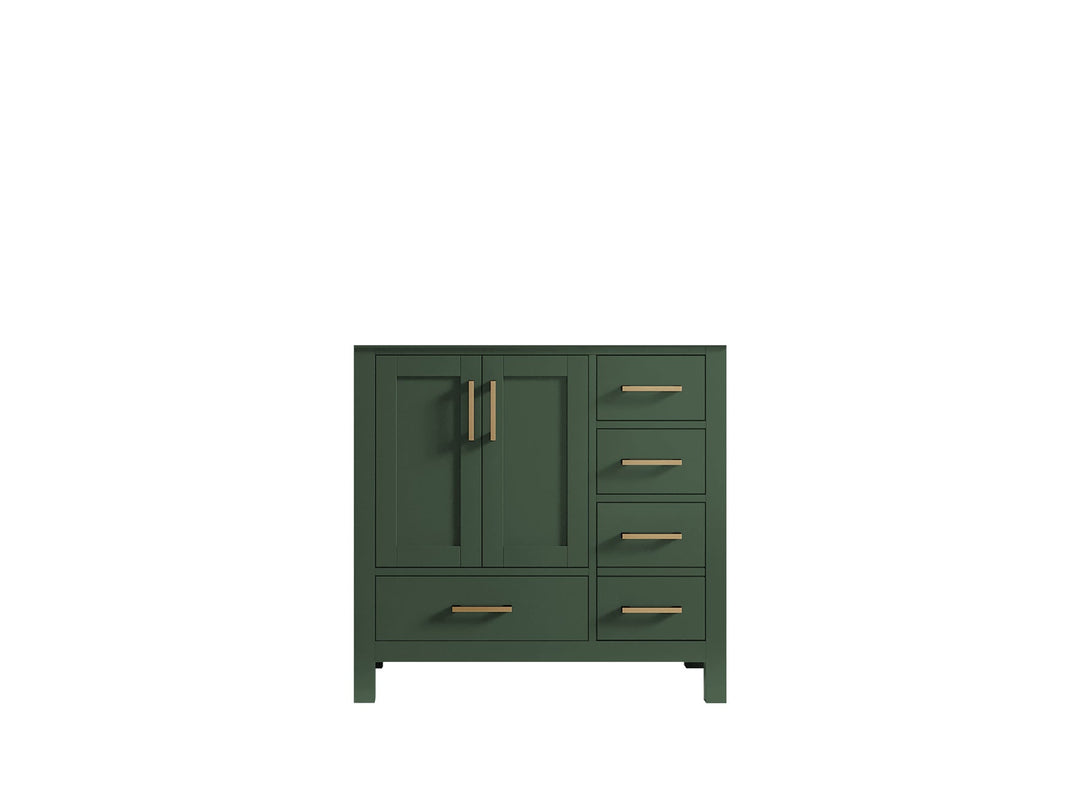 Malibu 36 in. W x 22 in. D Bathroom Vanity Center Sink - Willow Bath and Vanity