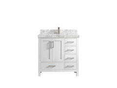 Malibu 36 in. W x 22 in. D Bathroom Vanity Center Sink - photo 11