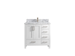 Malibu 36 in. W x 22 in. D Bathroom Vanity Center Sink - photo 23