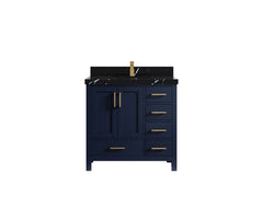 Malibu 36 in. W x 22 in. D Bathroom Vanity Center Sink - photo 9