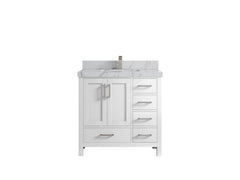 Malibu 36 in. W x 22 in. D Bathroom Vanity Center Sink - photo 43
