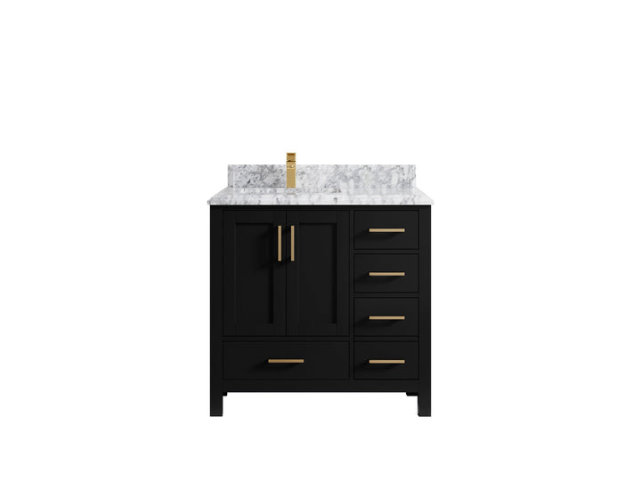 Malibu 36 in. W x 22 in. D Bathroom Vanity Center Sink - photo 23