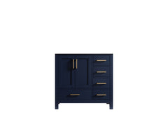 Malibu 36 in. W x 22 in. D Left Offset Sink Bathroom Vanity - photo 6