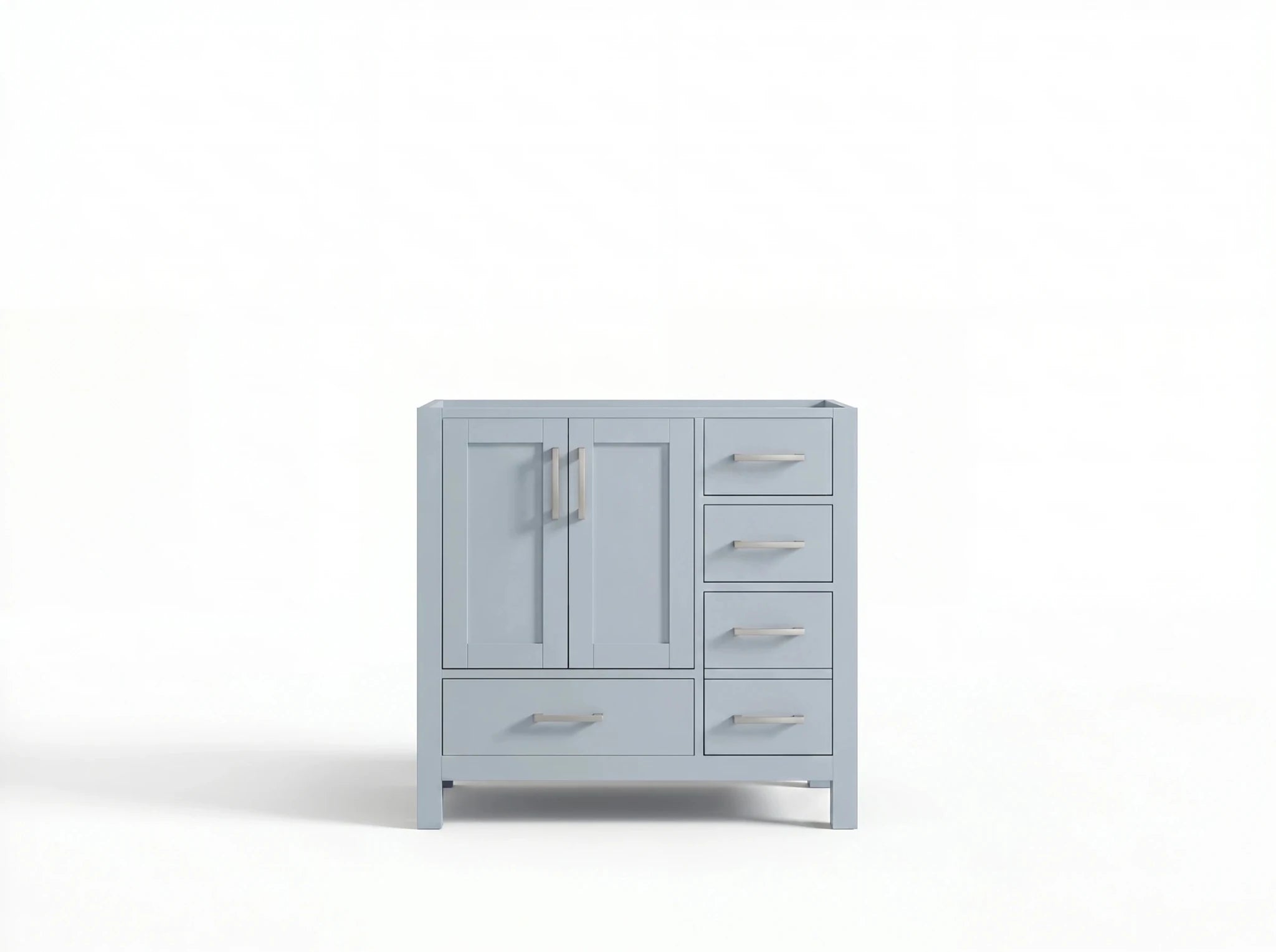 Malibu 36 in. W x 22 in. D Left Offset Sink Bathroom Vanity - Willow Bath and Vanity