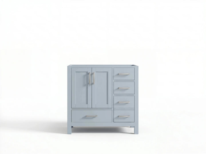 Malibu 36 in. W x 22 in. D Left Offset Sink Bathroom Vanity - photo 28