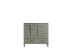 Malibu 36 in. W x 22 in. D Left Offset Sink Bathroom Vanity - photo 5