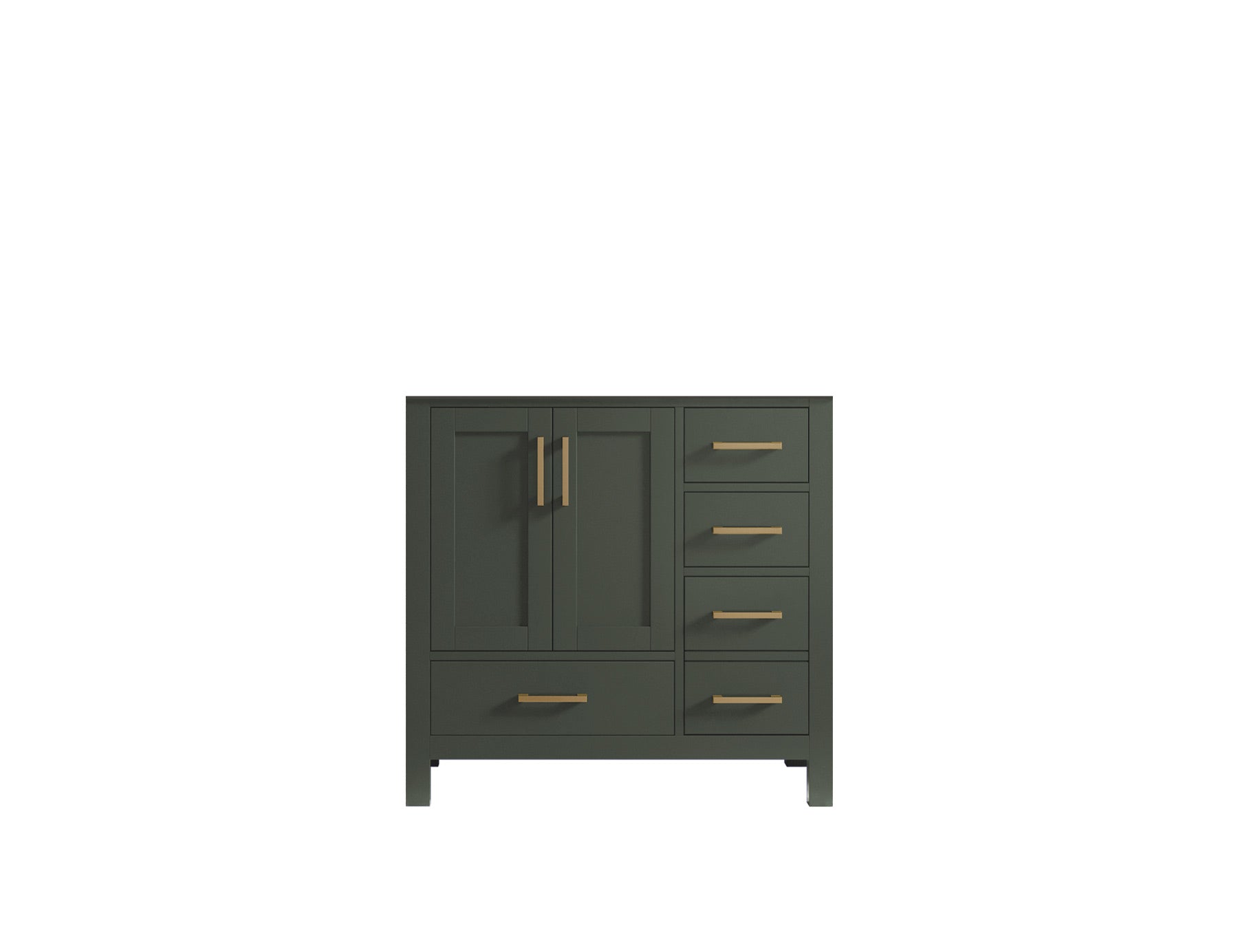 Malibu 36 in. W x 22 in. D Left Offset Sink Bathroom Vanity - Willow Bath and Vanity