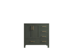 Malibu 36 in. W x 22 in. D Left Offset Sink Bathroom Vanity - photo 51