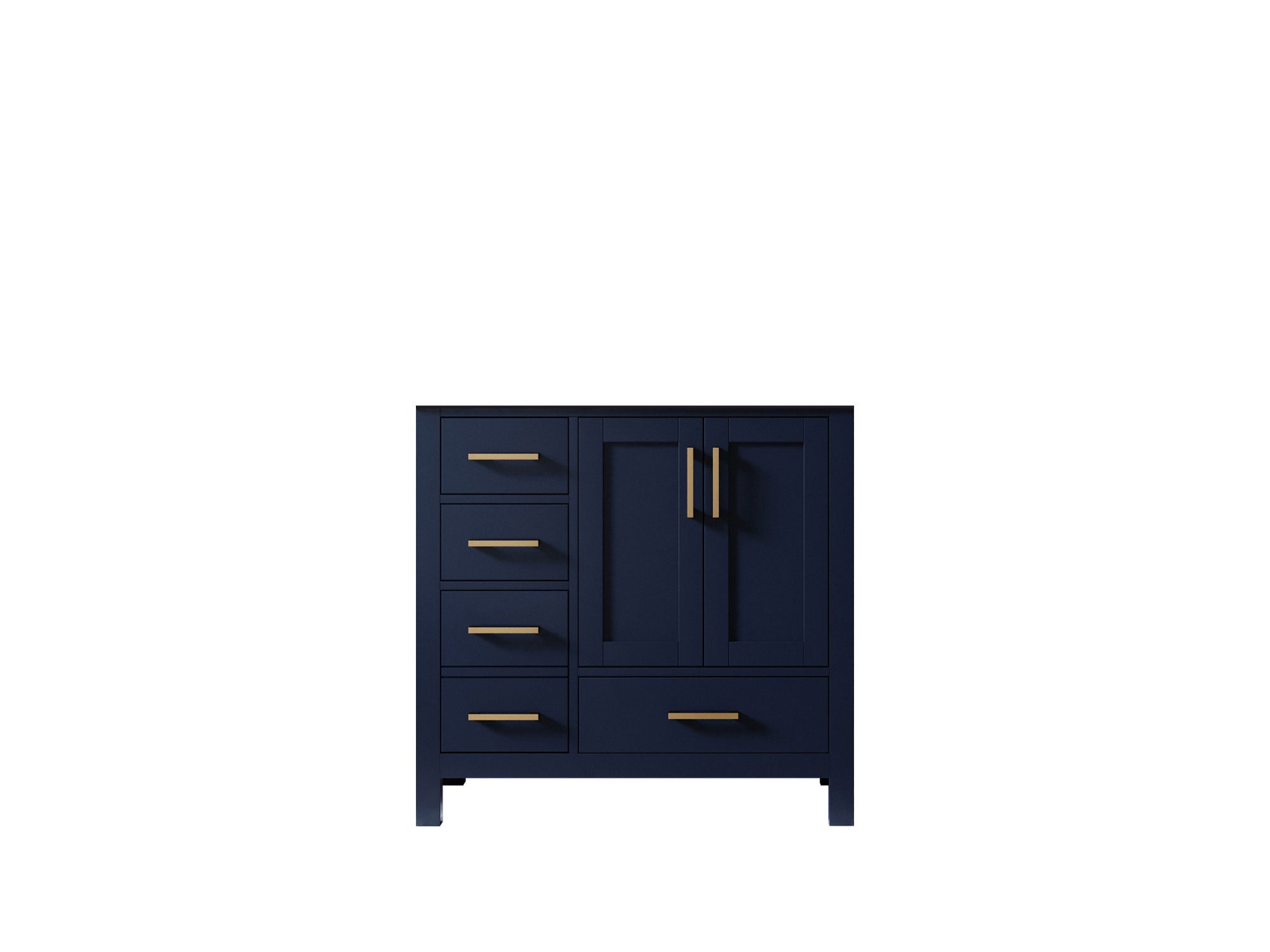 Malibu 36 in. W x 22 in. D Right Offset Sink Bathroom Vanity - Willow Bath and Vanity