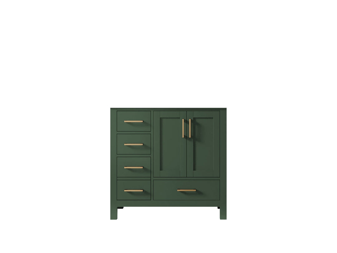 Malibu 36 in. W x 22 in. D Right Offset Sink Bathroom Vanity - Willow Bath and Vanity