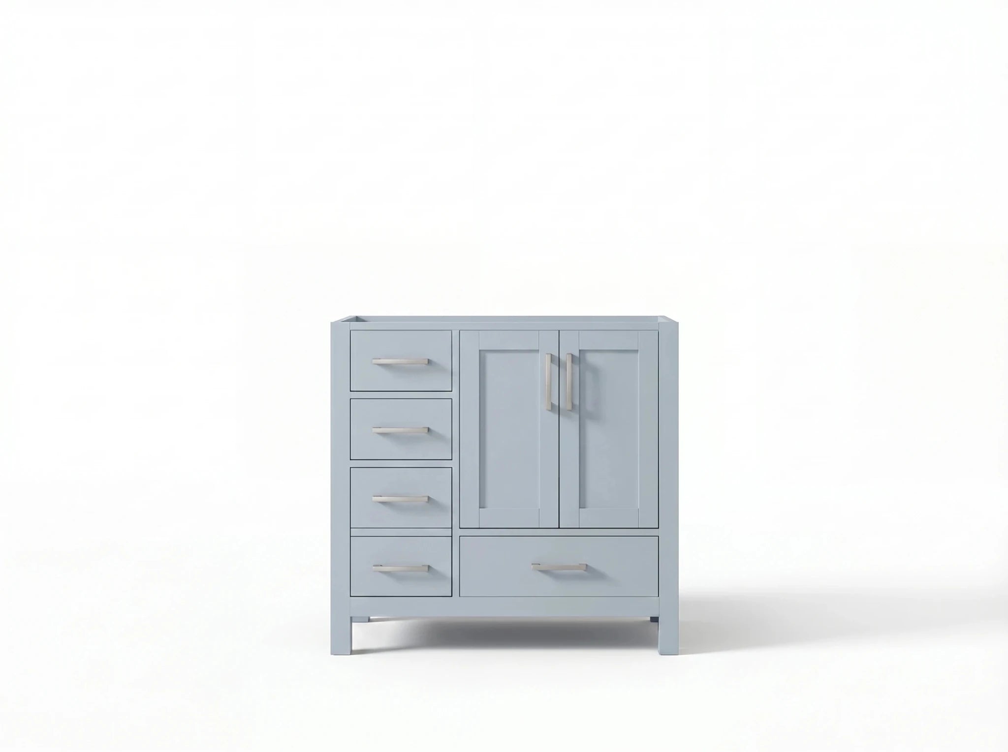 Malibu 36 in. W x 22 in. D Right Offset Sink Bathroom Vanity - Willow Bath and Vanity