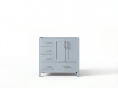 Malibu 36 in. W x 22 in. D Right Offset Sink Bathroom Vanity - Willow Bath and Vanity