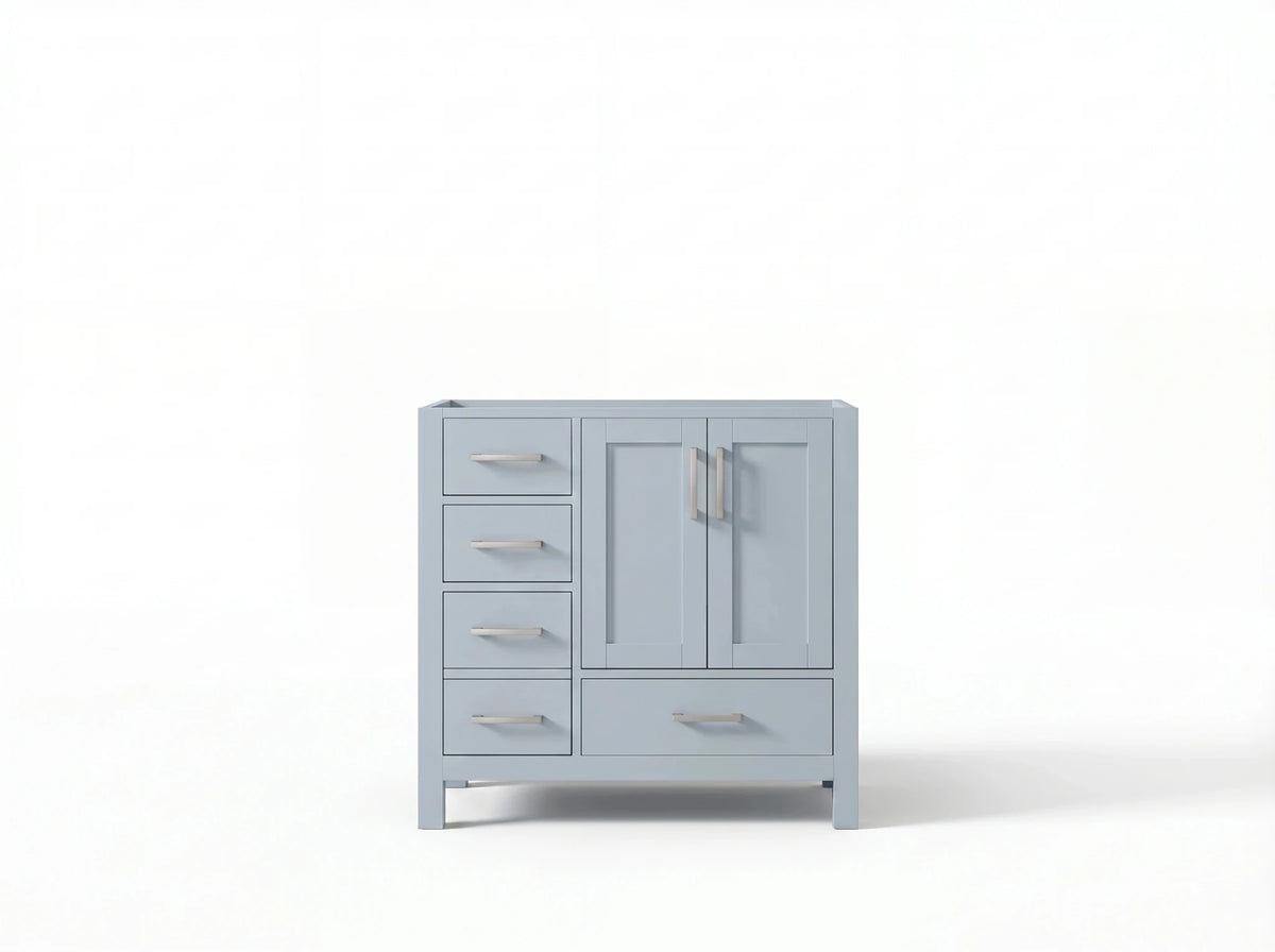 Malibu 36 in. W x 22 in. D with Center Sink Bathroom Vanity - Willow Bath and Vanity