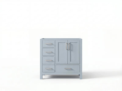 Malibu 36 in. W x 22 in. D with Center Sink Bathroom Vanity - Willow Bath and Vanity