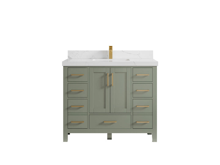 Malibu 42 in. W x 22 in. D Single Sink Bathroom Vanity - photo 8