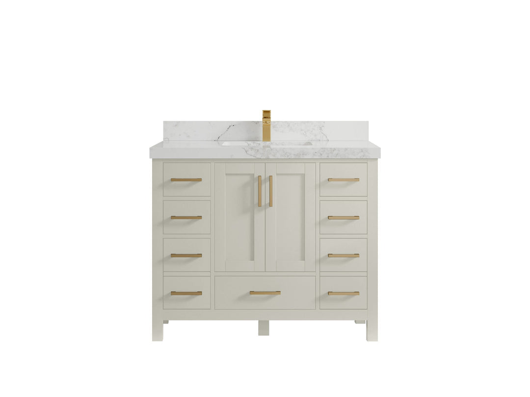 Malibu 42 in. W x 22 in. D Single Sink Bathroom Vanity - Willow Bath and Vanity