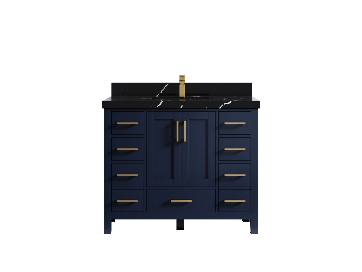 Malibu 42 in. W x 22 in. D Single Sink Bathroom Vanity - Willow Bath and Vanity