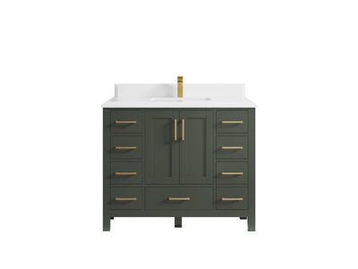 Malibu 42 in. W x 22 in. D Single Sink Bathroom Vanity - Willow Bath and Vanity