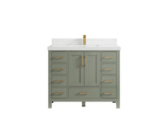 Malibu 42 in. W x 22 in. D Single Sink Bathroom Vanity - photo 46