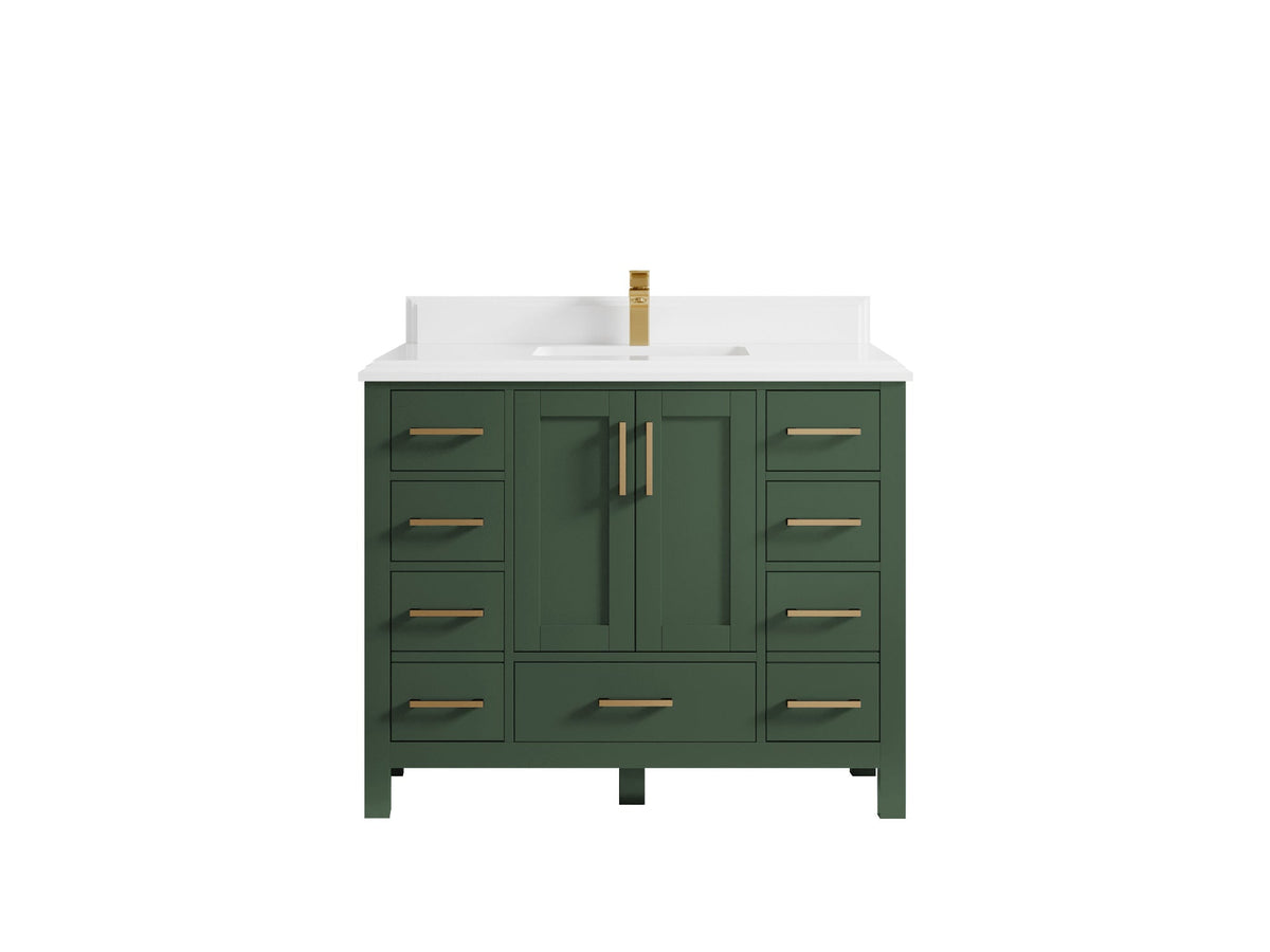Malibu 42 in. W x 22 in. D Single Sink Bathroom Vanity - Willow Bath and Vanity