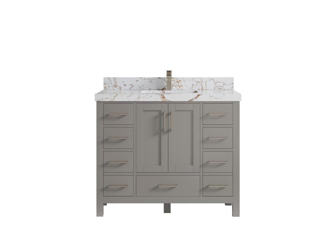 Malibu 42 in. W x 22 in. D Single Sink Bathroom Vanity - Willow Bath and Vanity