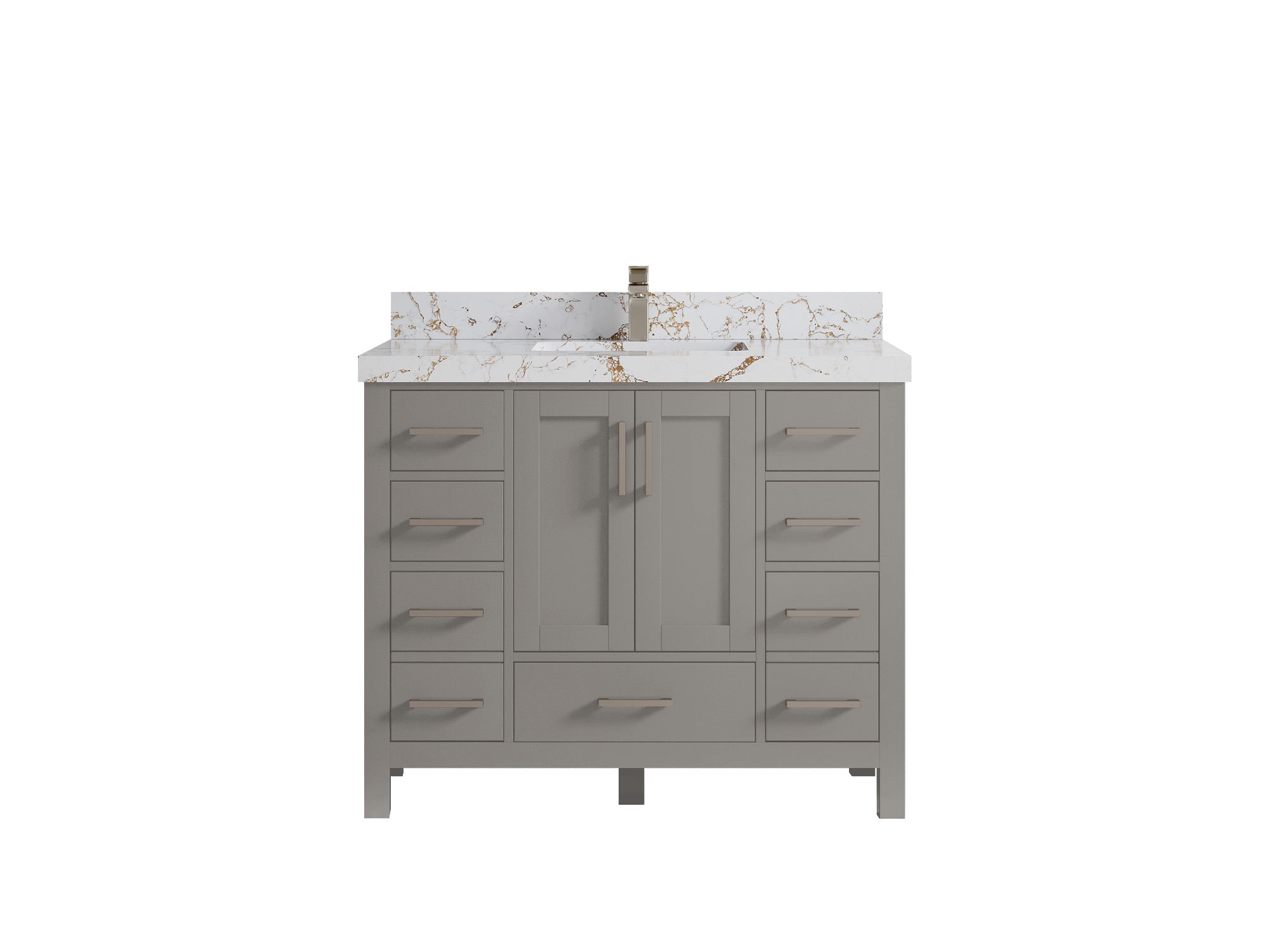 Malibu 42 in. W x 22 in. D Single Sink Bathroom Vanity - Willow Bath and Vanity