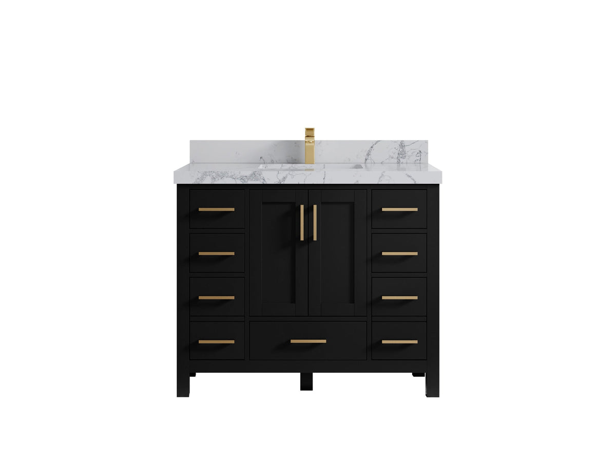Malibu 42 in. W x 22 in. D Single Sink Bathroom Vanity - Willow Bath and Vanity