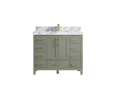 Malibu 42 in. W x 22 in. D Single Sink Bathroom Vanity - Willow Bath and Vanity